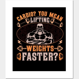 Cardio You Mean Gym Fitness Posters and Art